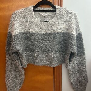 Garage Two-Tone Gray Women's Sweater